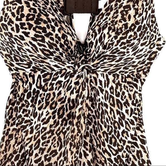 Euc-victoria Secret Very Sexy Leopard Plunging Push Up Bra CamisoleTop Size 34B - Picture 6 of 16